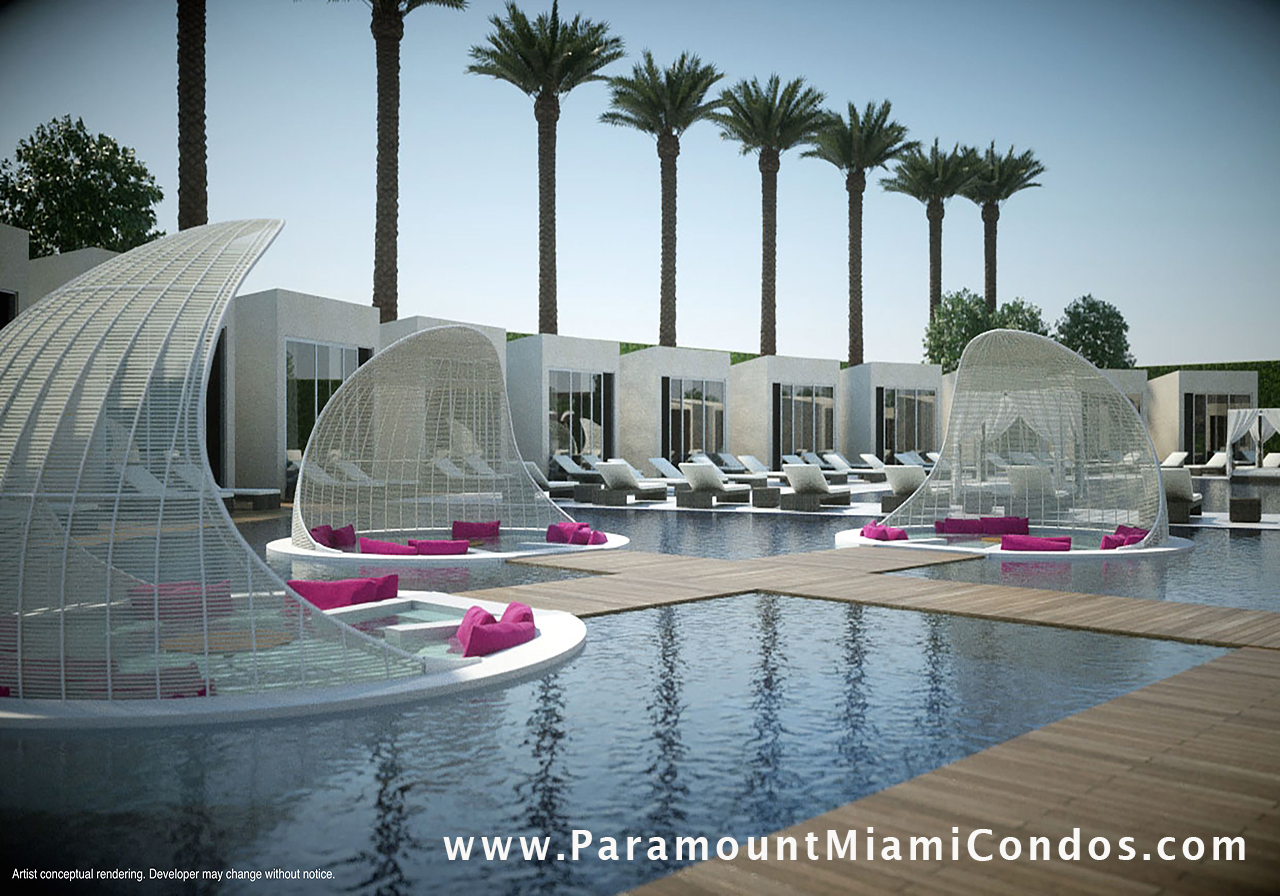 Paramount Worldcenter Condos Pool Pods