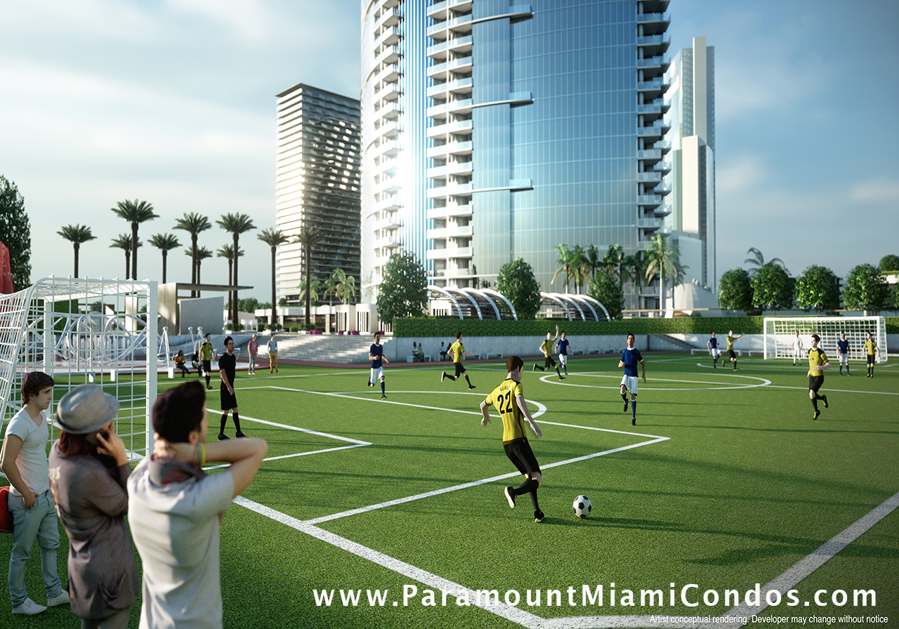 Miami Worldcenter Roofdeck Soccer Field